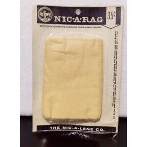 Coin Cleaning Cloth Nic A Rag Jewelry Cleaner Drying Rags Lot of 4